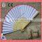 Logo Custom Cheap Bamboo Fan as Summer Promotional Gift