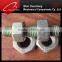 heavy duty a193 b7 teflon stud bolts with 2h nuts
