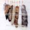 plush leather keychain animal rabbit keyring artificial foxtail