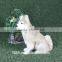 animal furry lifelike realistic animal figurines simulated dog