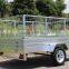 Cage trailer with PVC trap