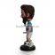 Shaking resin cartoon figure