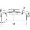ss304/316 YAB Circular Sanitary Tank Manhole Cover Without Pressure
