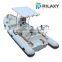 RILAXY 5.8m rigid hull inflatable boat with outboard motor for sale