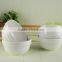 4.5/5/5.5/6/6.5/7/8 inches Porcelain Soup Cereal Bowls - White