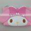 2015 hot selling new silicone pouch with zipper puller