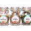 8pcs glass spice jars for kitchen