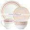 Tableware Porcelain custom pink dinner set , design your own porcelain dinnerware