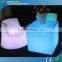 Romantic atmosphere rechargeable led cube with flashing color GKC-060RT