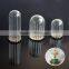 Mini glass decoration bottle charms for necklace pendants wish pendant tube bottle vial