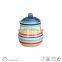 Handpainted tea coffee creamer container