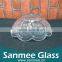 Flower Shpae Clear Glass Bowl Crystal Glass Sugar Bowl