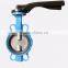 Blue Epoxy Coated Cast Iron Wafer Type Butterfly Valve