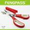 S2-1435 7-1/4" PP + TPR and Stainless Steel 3 Blades With Cover Herb Scissors