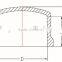 HIGH QUANLITY END CAP OF PVC DIN STANDARD FITTINGS FOR WATER SUPPLY