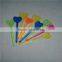 Decorative large plastic heart picks for party
