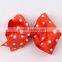 Polka Dot Classic Oversized Alligator Clip Hair Bow