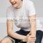 100% cotton plain round neck slim fit tee shirt man t-shirt
