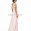 New style night dress for girls pink beaded embellished plus size long maxi dress