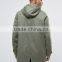 2017 Xinlan High Quality New Design Adjustable Toggle Hood Durable 100% Cotton Khaki Running Casual Men Jacket With Hood