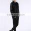 MGOO New Arrival Black Bomber Jackets For Men Long Sleeves Embroidery Tops Zip Up Winter Coat