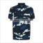 Latest Fashion Designs 100% Cotton Polo T Shirt Customized Navy Camo Polo Shirt Men