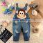 Wholesale Infants Jeans Cute Overalls Children Denim Overalls Baby Fashion Strap Jeans
