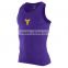 2016 hot sale mens sports vest gym vest dry fit and slimfit H Vest for muscle men with good quality