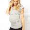 Rolled Sleeves New Look Maternity Tee for All Stages of Pregnancy