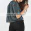 Wholesale fashion metallic shimmer t-shirt women