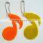 Various of soft reflective PVC keychain