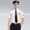 New Design White Security Guard Uniform Shirt Wholesale