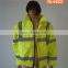 Security protection roadway safety waterproof oxford fabric yellow good quality	on sale EU market high visibility jacket