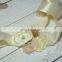 2pcs Set Ivory sash Baby Girl Sash and Matching Headband Photography Props