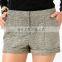 Cuffed Metallic Shorts CSS0017