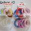 Transparent ColourfulTelephone Line Coil Hair Elastic Band Hair Tie