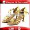 Tan Satin Lady Latin Ballroom Shoes
