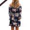New Arrival Long Sleeve Fashion Off Shoulder New Ladies Dress