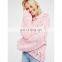 Womens Handmade Crew Neck Pullover Loose Oversized Kintted Sweater