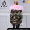 2017 New Fashion Russian cheap ladies pink fake fur coat fur hood