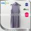 Women's Purple arbitrary collar no sleeve dress