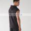 Custom made sleeveless hoodies men blank black sleevess hoodie gym