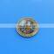 24K gold 3D Metal Challenge Coin Metal Medallion for Events