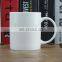 cutoms white v shaped coffee mug