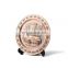 Custom copper round commemorative plate for souvenir