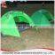 green color double layer outdoor waterproof folding camping tent