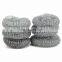 Steel Bowl Cup Washing Cleaning Scourer Ball Scrubber 5 Pcs