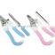 Curved Handle  Pet Nail Clippers Cat Dog Nail Clippers With File Pet Cleaning Supplies