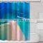 Custom Design Ocean Ship waterproof Polyester Shower Curtain