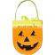 Halloween lantern felt bucket candy bag for kids trick or treat